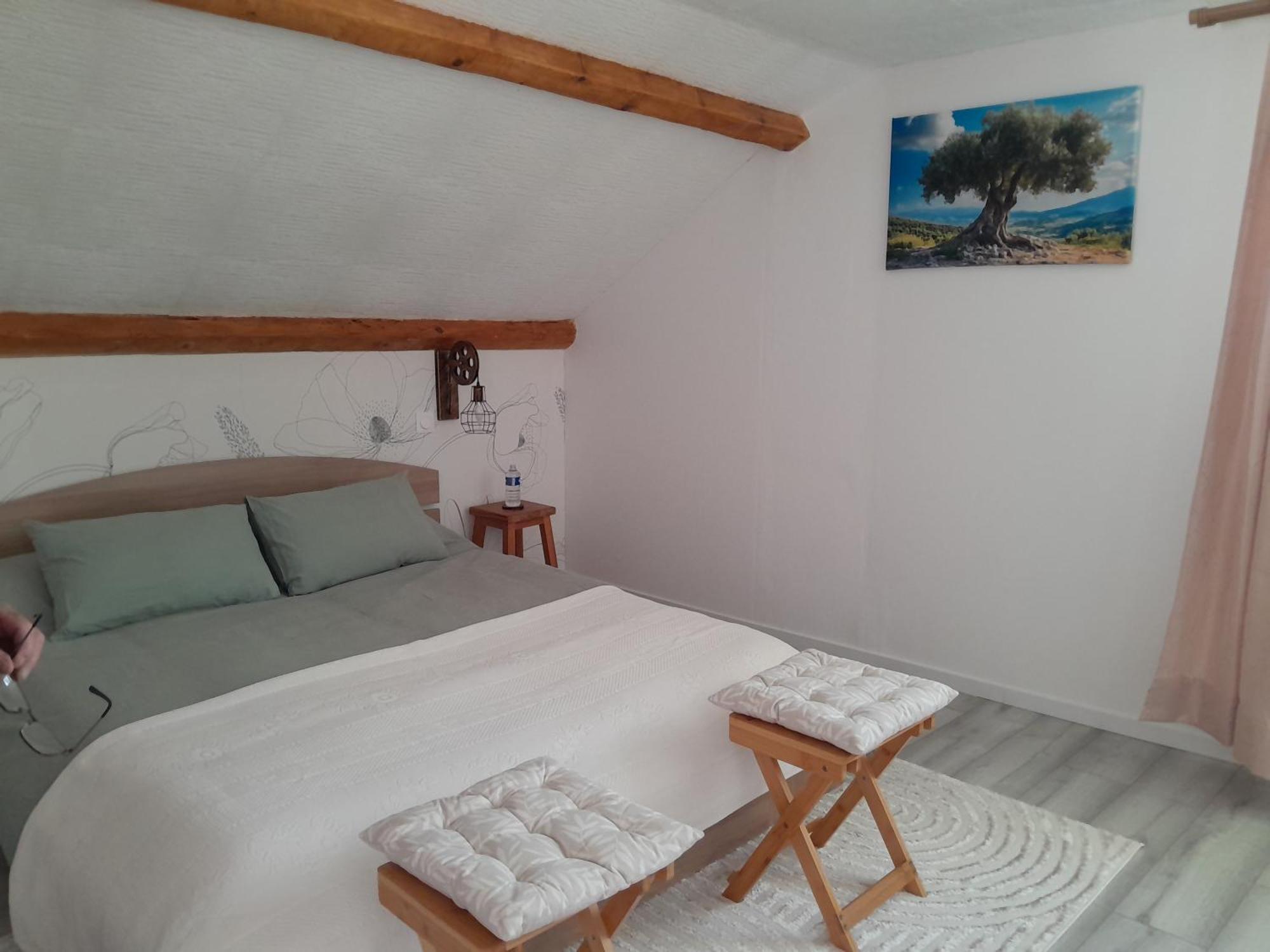 Chambres D Hotes Au P'Tit Bonheur Campagnard Jarnosse Zimmer foto